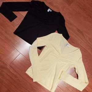 LOT OF 2 LIGHTWEIGHT TOPS JR. SZ SMALL